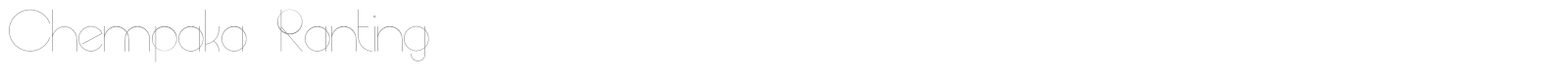 Chempaka Ranting font preview